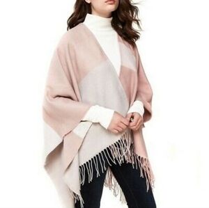 Elegant Beige Women's Shawl Coat